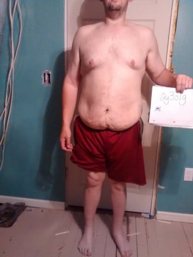 A progress pic of a 6'3" man showing a snapshot of 238 pounds at a height of 6'3