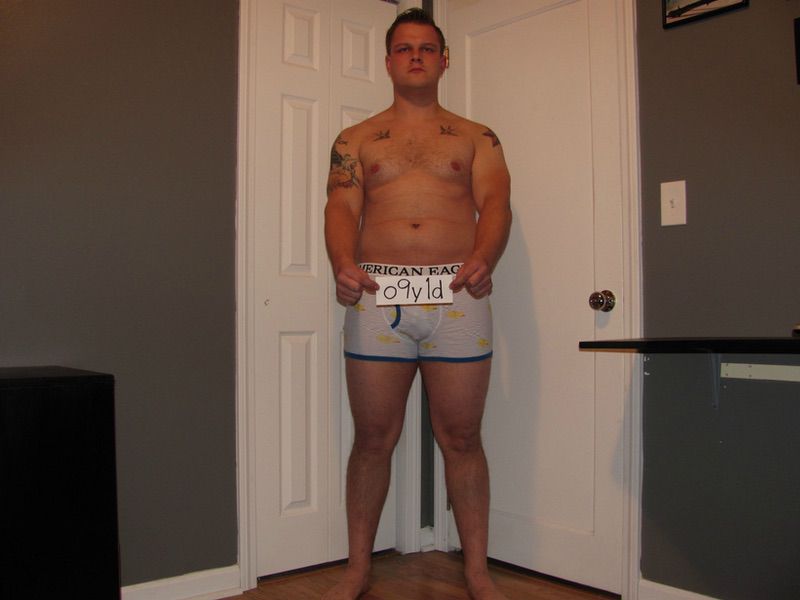 4 Pictures of a 233 lbs 6 foot Male Fitness Inspo