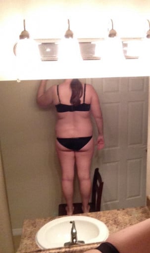 A picture of a 5'11" female showing a snapshot of 200 pounds at a height of 5'11