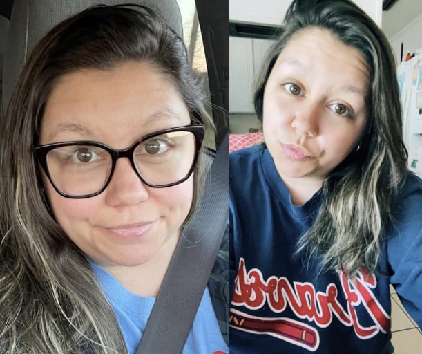 F/31/4’11 [170lbs > 140lbs = 30 lbs] (7 months) The facial difference when I take pictures now is so crazy!