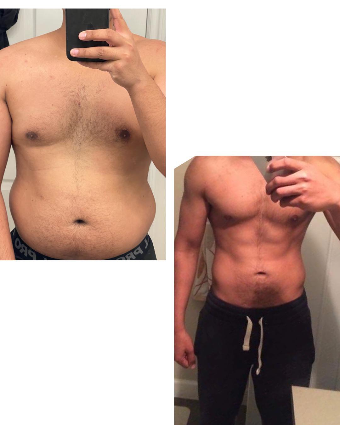 61 lbs Weight Loss 5 foot 11 Male 220 lbs to 159 lbs