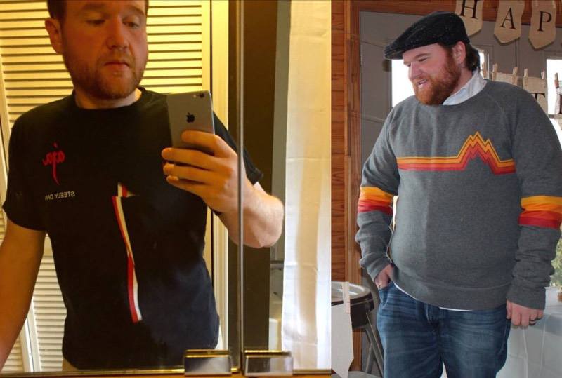 5 feet 6 Male Progress Pics of 95 lbs Fat Loss 265 lbs to 170 lbs