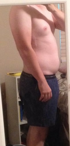 A picture of a 5'10" male showing a snapshot of 197 pounds at a height of 5'10