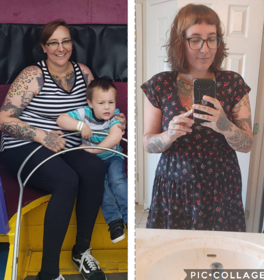 54 lbs Weight Loss 5'7 Female 230 lbs to 176 lbs