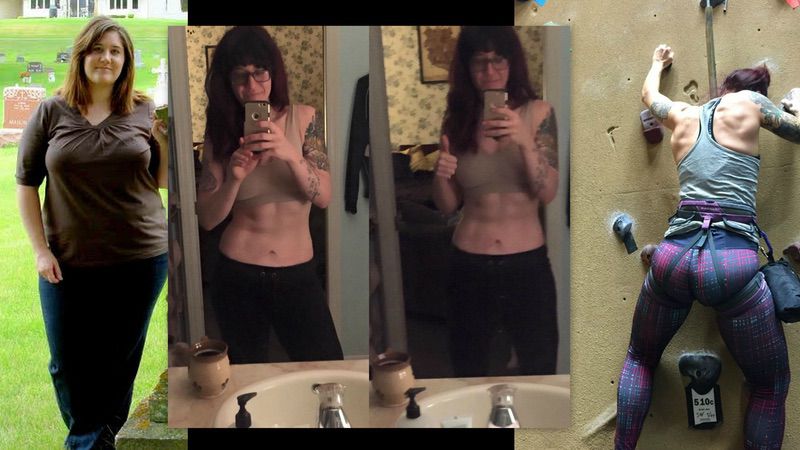 155 lbs Weight Loss Before and After 5'5 Female 300 lbs to 145 lbs