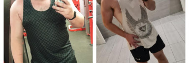 5'7 Male 58 lbs Weight Loss Before and After 225 lbs to 167 lbs