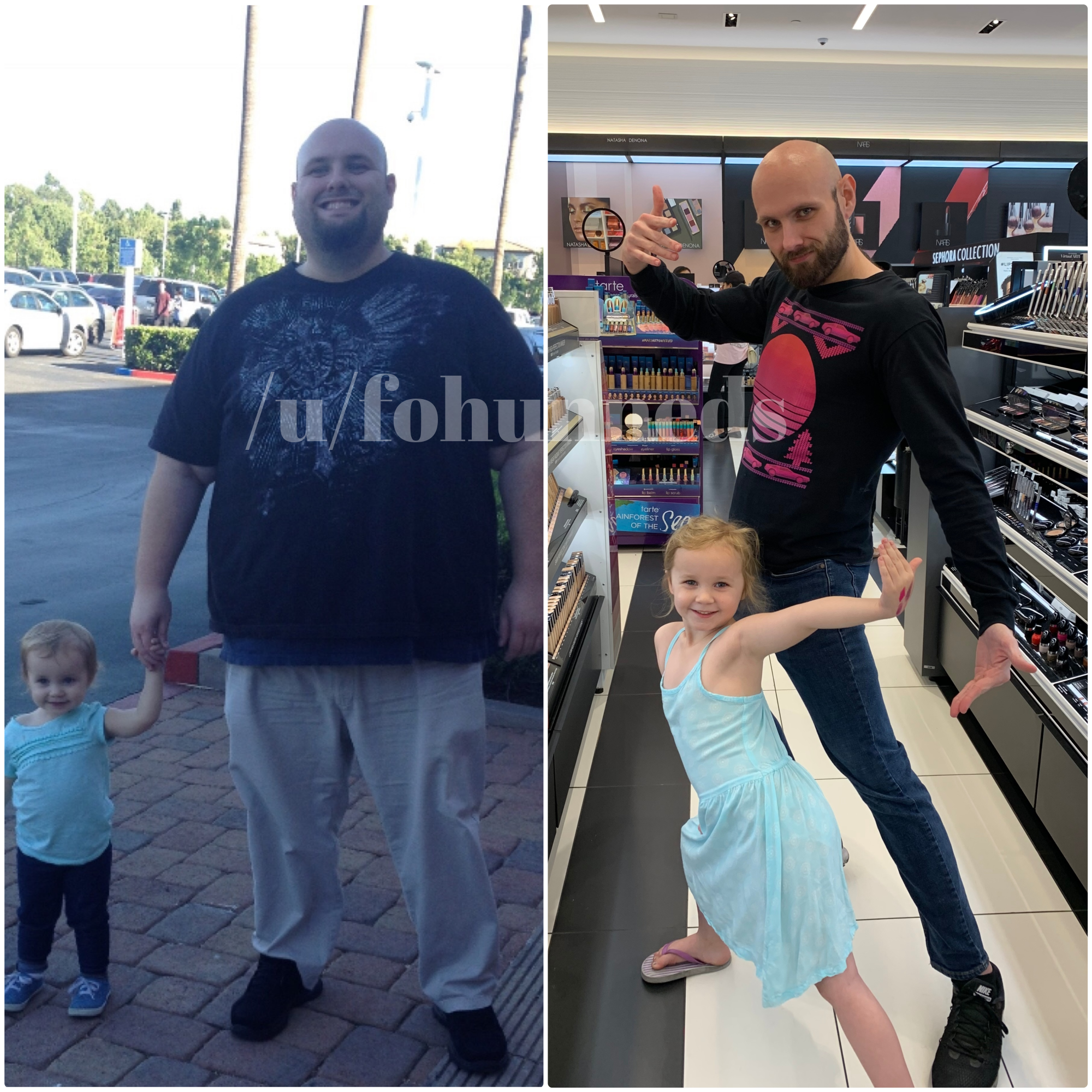 Before and After 200 lbs Fat Loss 5 feet 11 Male 380 lbs to 180 lbs