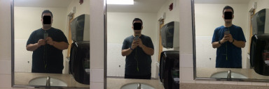 5 feet 11 Male Before and After 82 lbs Fat Loss 371 lbs to 289 lbs