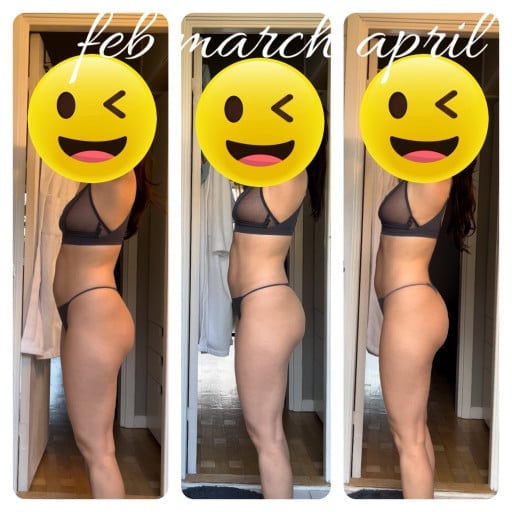 1 Pictures of a 5'2 127 lbs Female Fitness Inspo