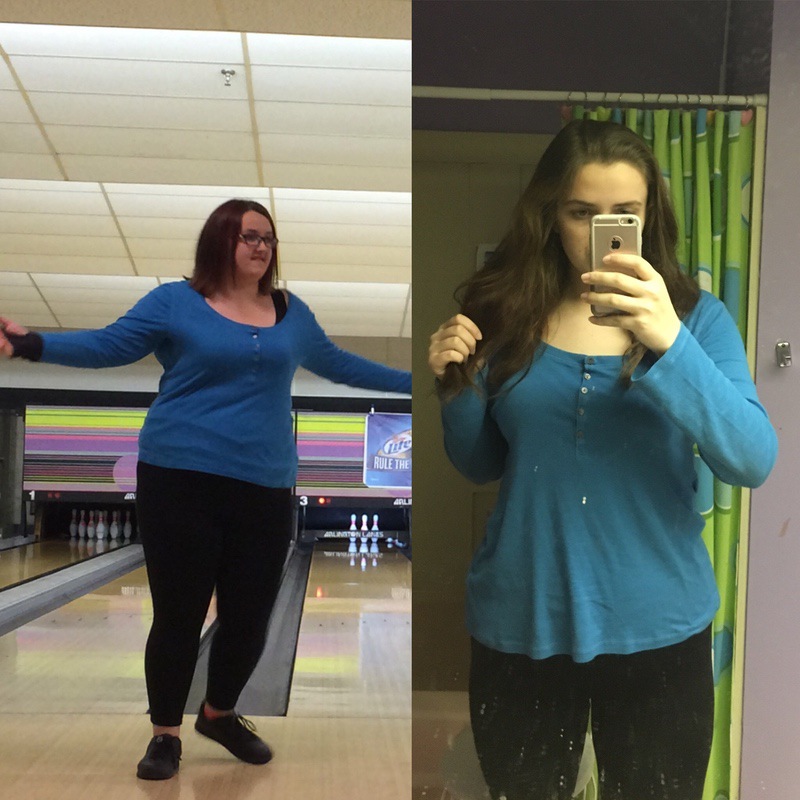 5 feet 10 Female Progress Pics of 77 lbs Weight Loss 275 lbs to 198 lbs