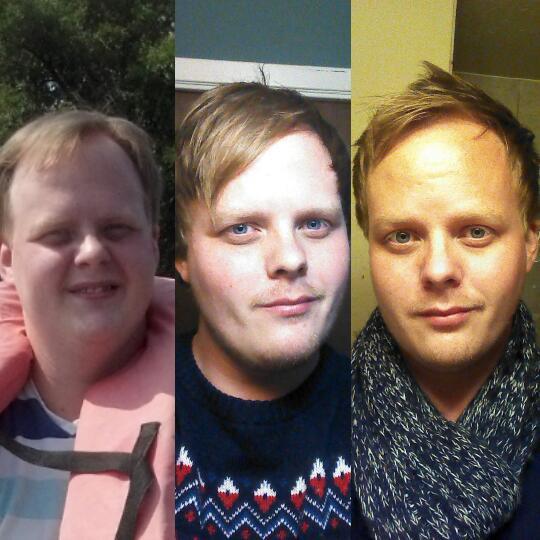 35 lbs Weight Loss Before and After 6 foot Male 310 lbs to 275 lbs