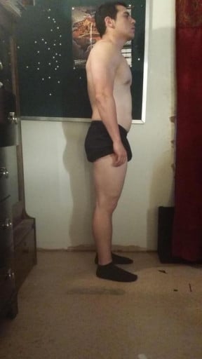 A photo of a 5'9" man showing a snapshot of 190 pounds at a height of 5'9