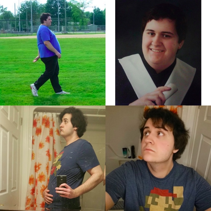 Before and After 101 lbs Weight Loss 5'11 Female 303 lbs to 202 lbs