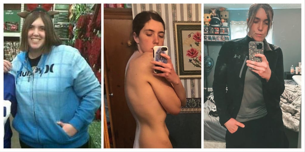 5'9 Female Before and After 125 lbs Weight Loss 235 lbs to 110 lbs