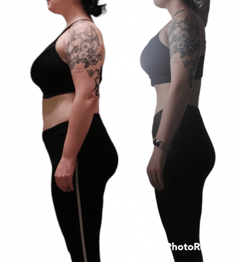 5 foot 3 Female Progress Pics of 23 lbs Weight Loss 158 lbs to 135 lbs