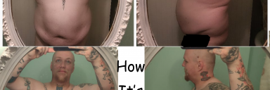 6 foot 3 Male Progress Pics of 35 lbs Fat Loss 317 lbs to 282 lbs