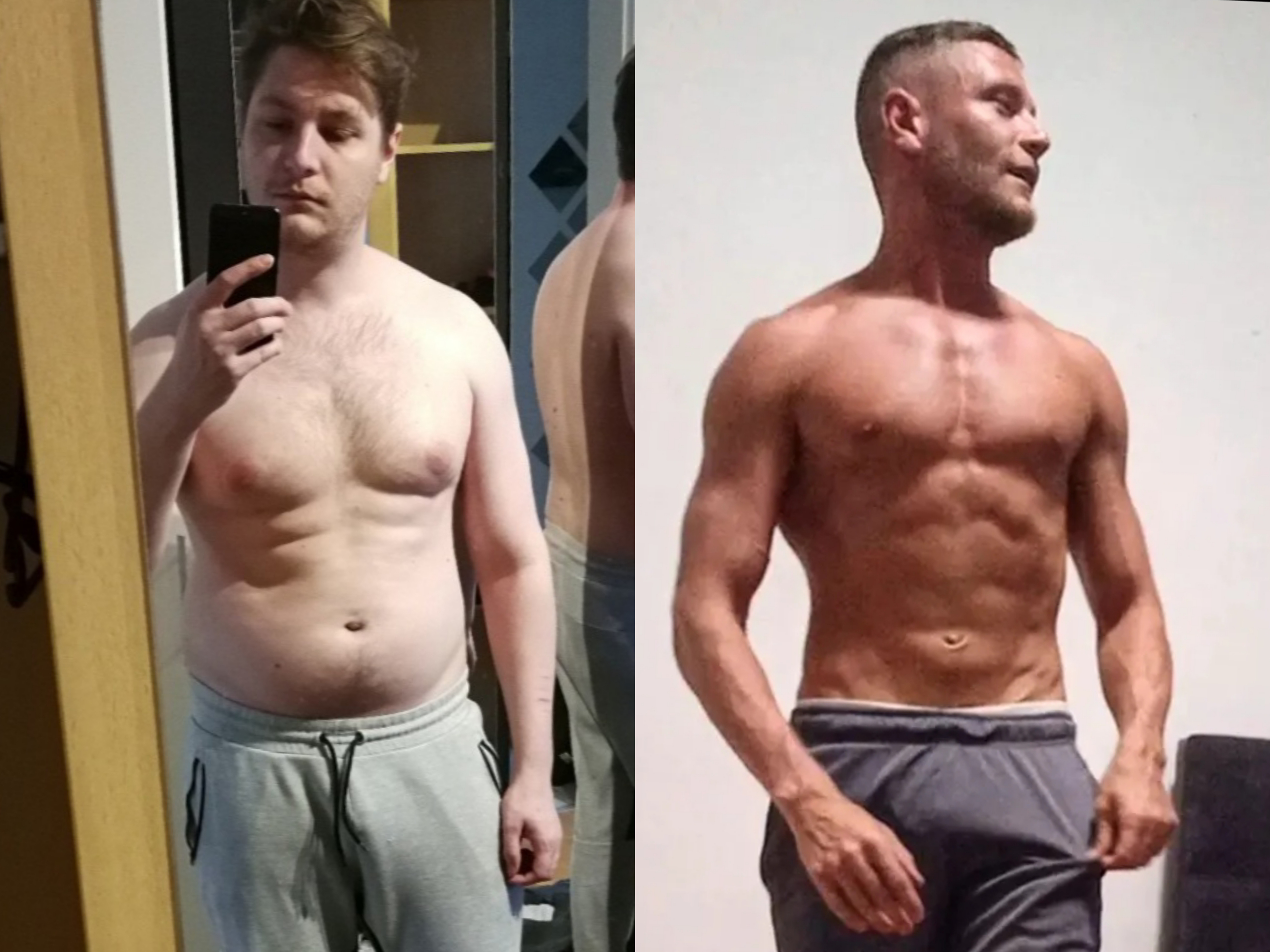 52 lbs Fat Loss 5 foot 8 Male 198 lbs to 146 lbs