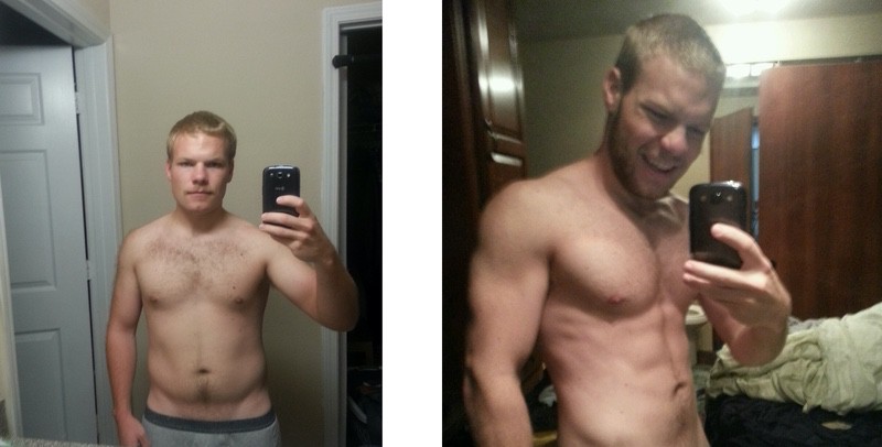 17 lbs Weight Loss Before and After 5 foot 5 Male 175 lbs to 158 lbs