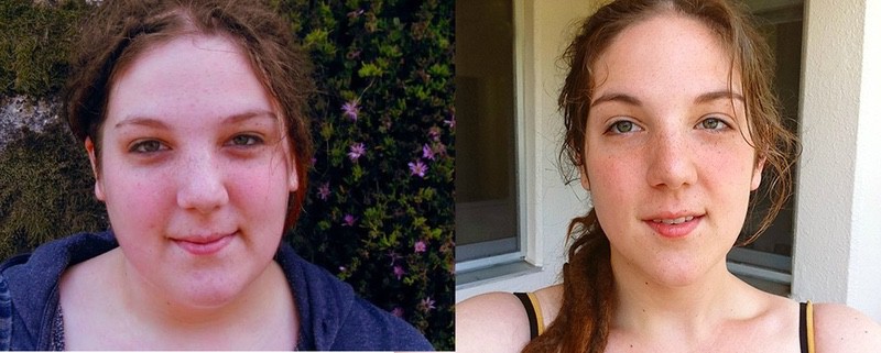 5'5 Female 120 lbs Fat Loss Before and After 310 lbs to 190 lbs