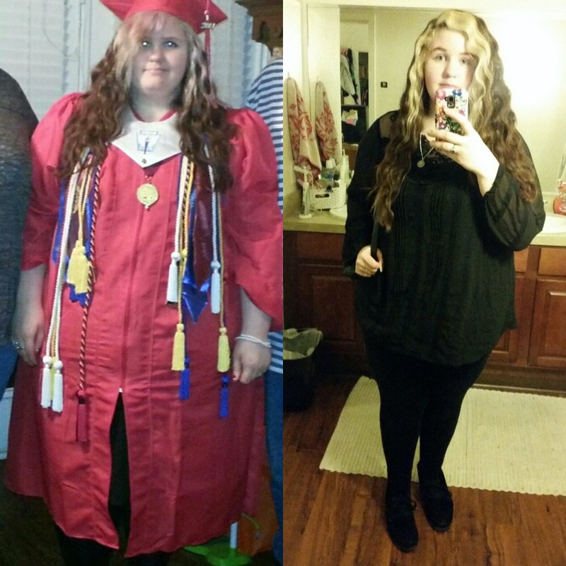 5 feet 3 Female Progress Pics of 104 lbs Fat Loss 365 lbs to 261 lbs