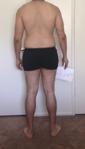 A picture of a 5'10" male showing a snapshot of 180 pounds at a height of 5'10