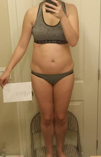 3 Pictures of a 128 lbs 5'3 Female Fitness Inspo