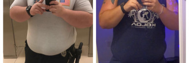 115 lbs Fat Loss 5 foot 8 Male 403 lbs to 288 lbs