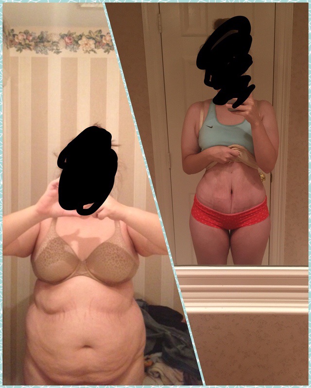 Progress Pics of 105 lbs Weight Loss 5'6 Female 265 lbs to 160 lbs