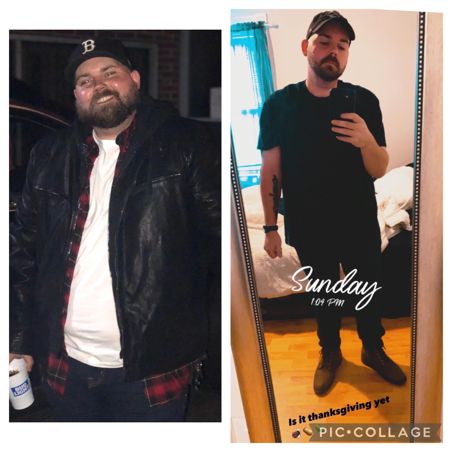5 foot 8 Male Before and After 62 lbs Fat Loss 271 lbs to 209 lbs