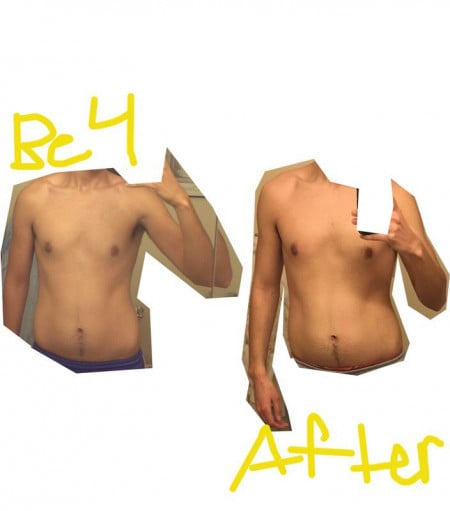 17 Year Old Male's Amazing Transformation From 145 to 145Lbs!