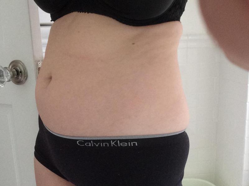 Before and After 22 lbs Fat Loss 5 foot Female 120 lbs to 98 lbs