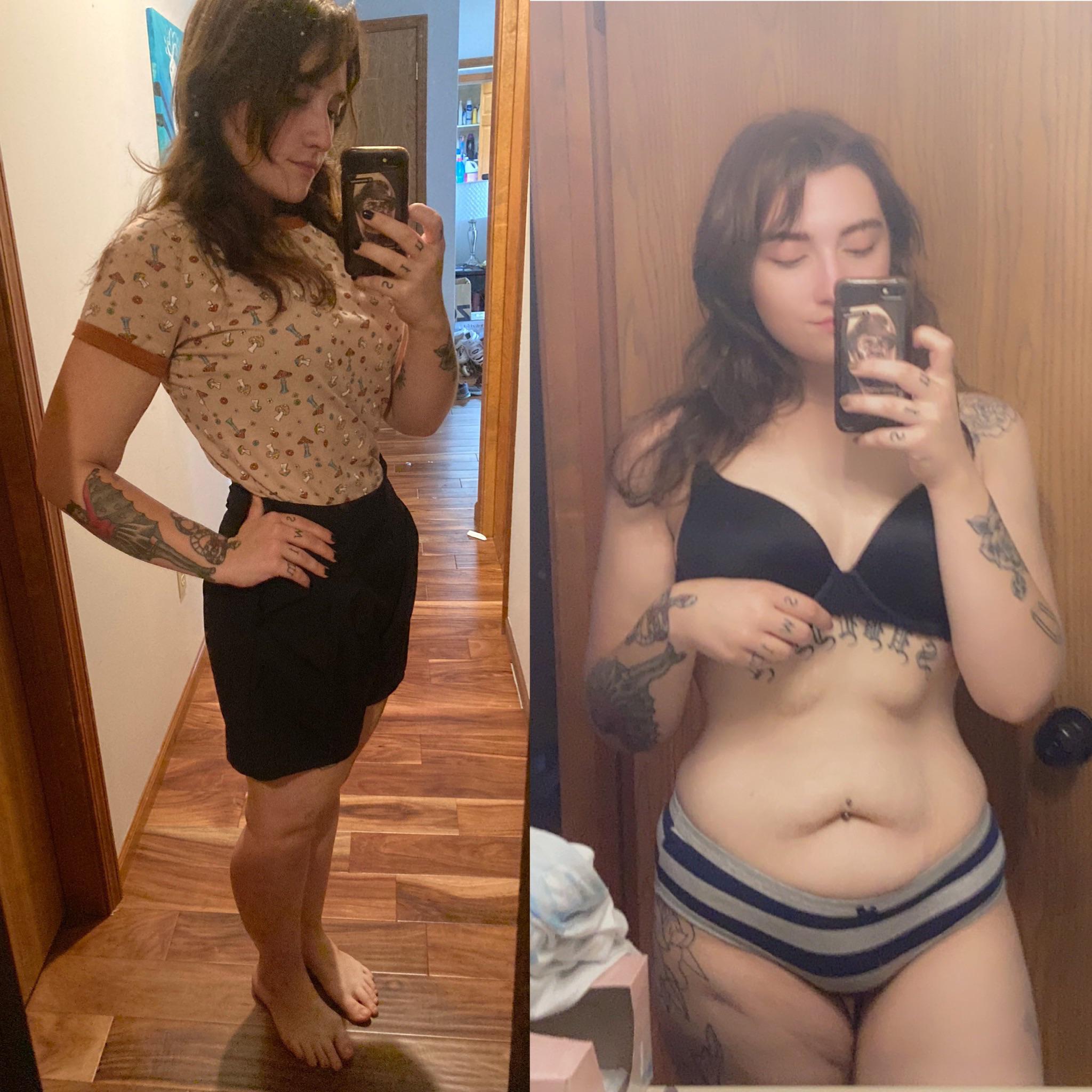 1 Photo of a 143 lbs 5 foot 4 Female Weight Snapshot