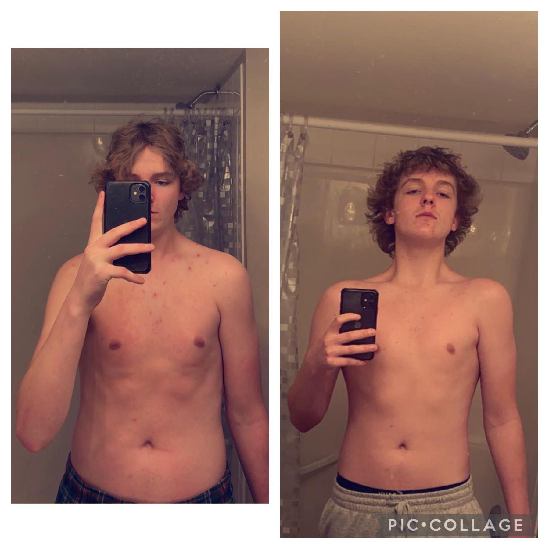 Progress Pics of 3 lbs Weight Gain 6 foot 1 Male 178 lbs to 181 lbs