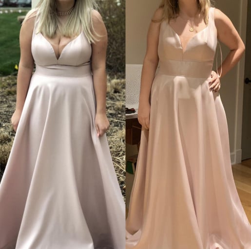 How a Young Woman Lost 32Lbs and Felt Confident in Her Same Prom Dress