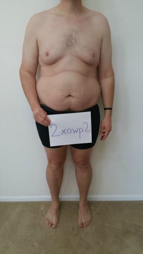 A picture of a 6'3" male showing a snapshot of 285 pounds at a height of 6'3
