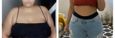 5 foot 7 Female Progress Pics of 84 lbs Fat Loss 323 lbs to 239 lbs
