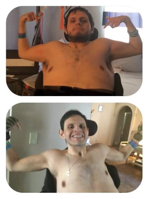 45 lbs Fat Loss Before and After 5'10 Male 220 lbs to 175 lbs