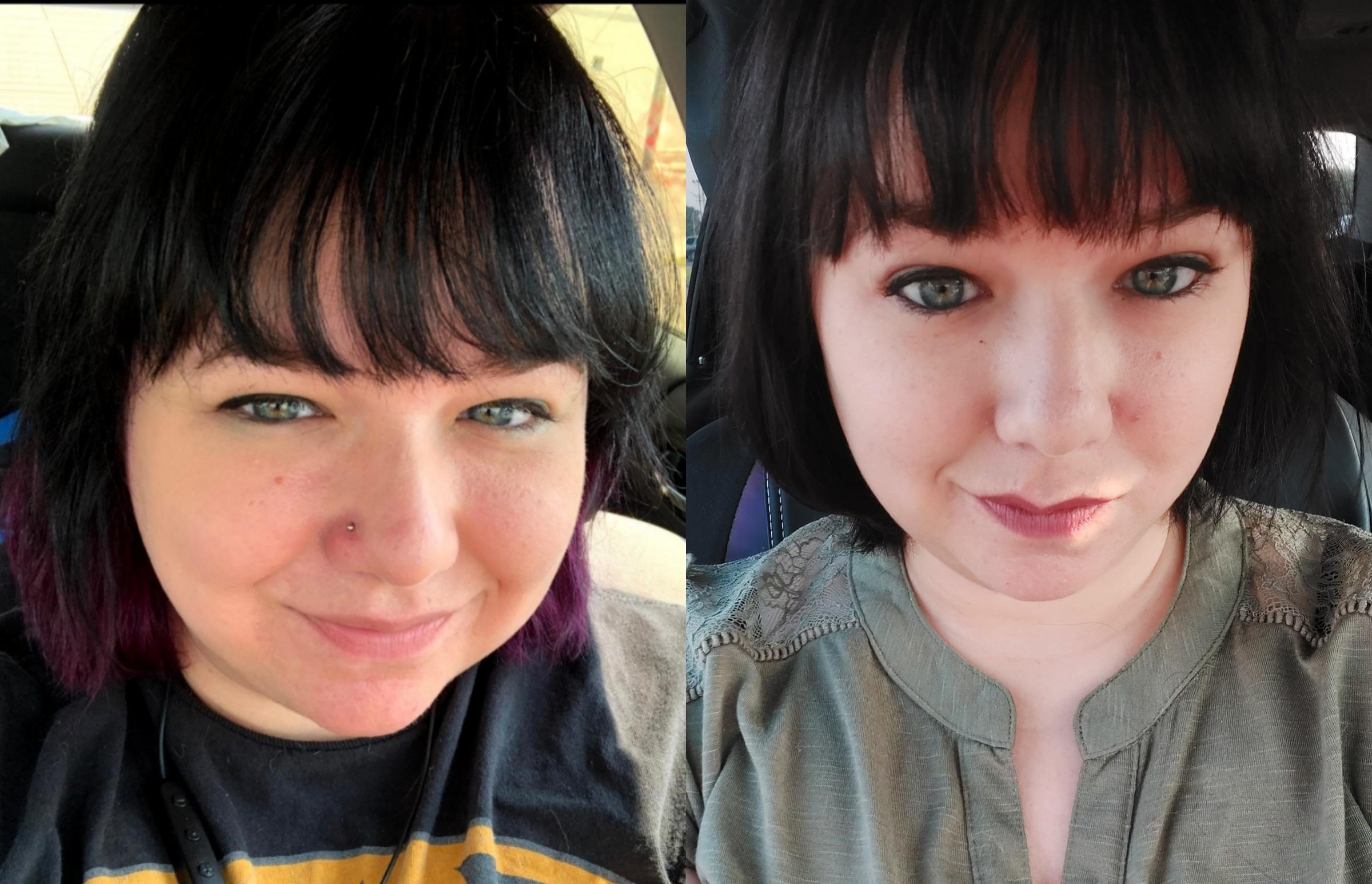 5'3 Female Progress Pics of 41 lbs Weight Loss 217 lbs to 176 lbs