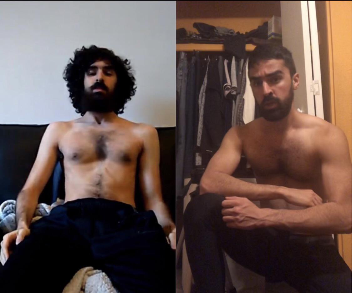 25 lbs Weight Gain Before and After 5 foot 7 Male 110 lbs to 135 lbs