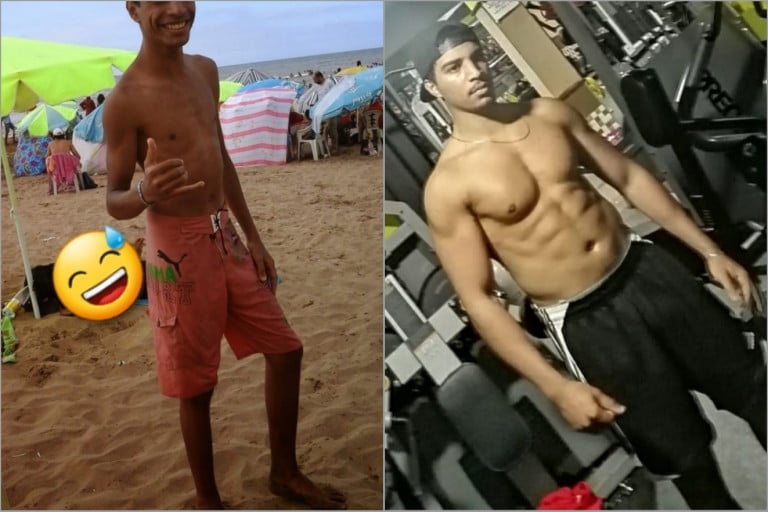 5 feet 11 Male 34 lbs Weight Gain Before and After 143 lbs to 177 lbs