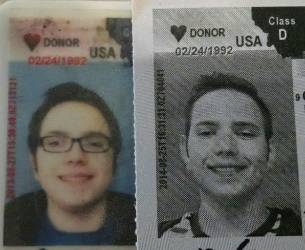 A picture of a 5'10" male showing a weight loss from 200 pounds to 170 pounds. A net loss of 30 pounds.