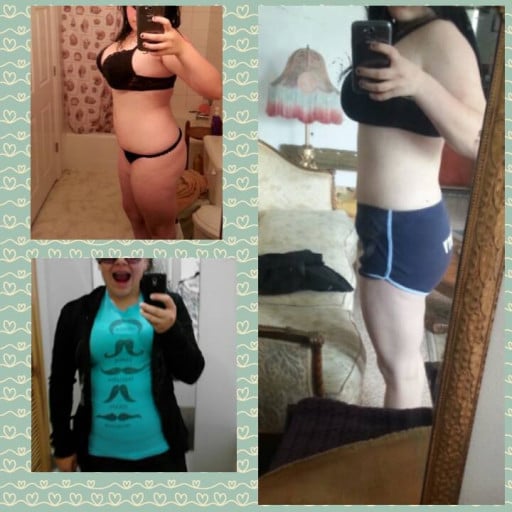 F/16/5'3" Weight Loss Journey: From 221 to 154 Pounds in 8 Months