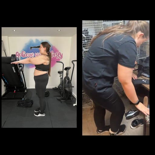 5 foot 6 Female 13 lbs Weight Loss Before and After 213 lbs to 200 lbs