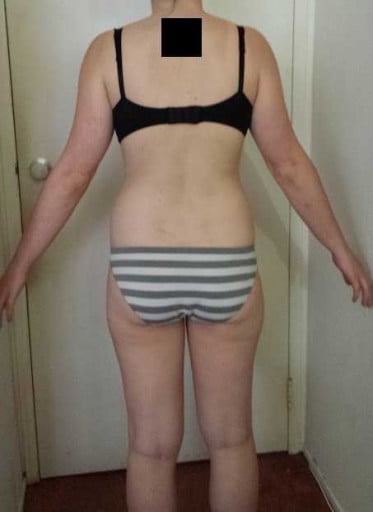 25 Year Old Woman's Progress Pic After Pound Weight Loss