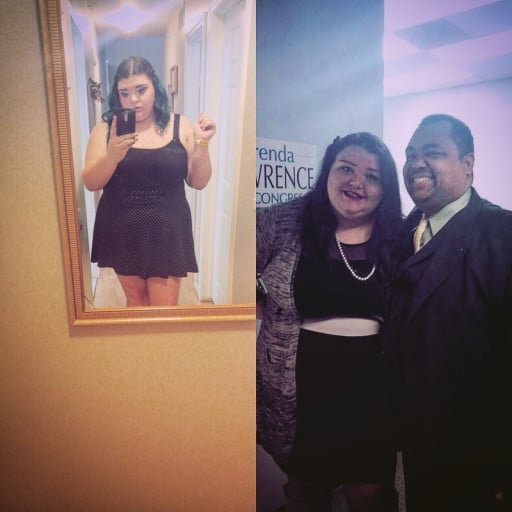 60 lbs Weight Loss 5 foot 8 Female 340 lbs to 280 lbs