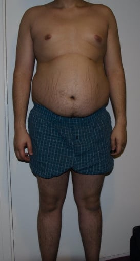 A picture of a 5'8" male showing a snapshot of 196 pounds at a height of 5'8