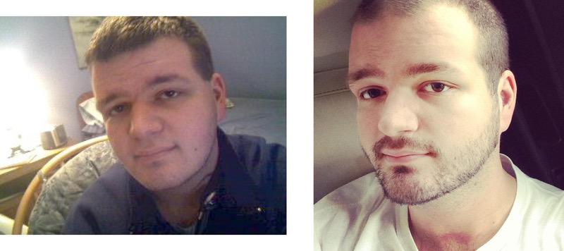 46 lbs Fat Loss Before and After 6 feet 3 Male 295 lbs to 249 lbs