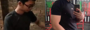 5 feet 5 Male 20 lbs Weight Gain Before and After 116 lbs to 136 lbs