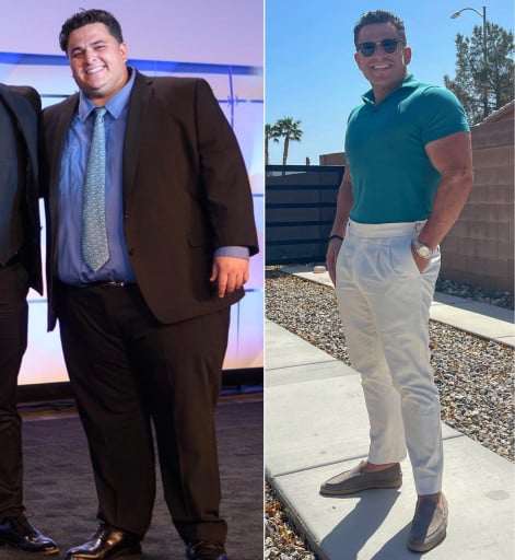 5 feet 9 Male 205 lbs Weight Loss Before and After 410 lbs to 205 lbs