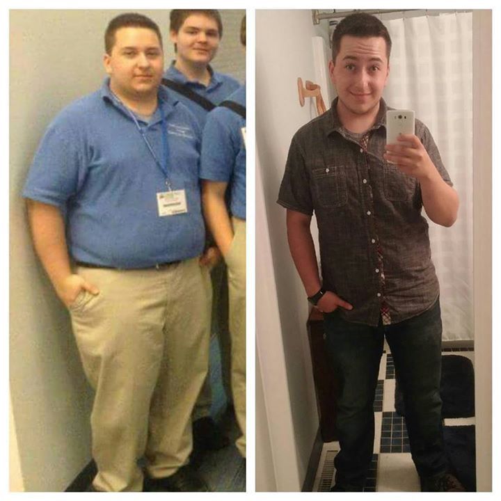 Progress Pics of 60 lbs Weight Loss 5'7 Male 255 lbs to 195 lbs